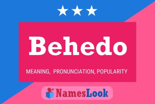 ملصق اسم Behedo