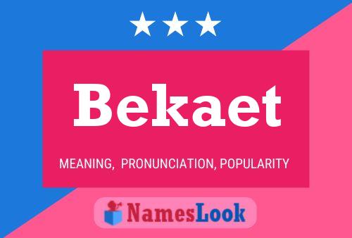 ملصق اسم Bekaet