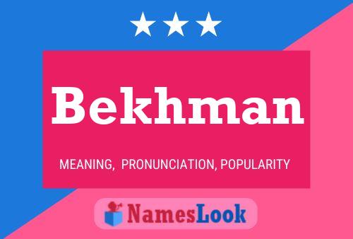 ملصق اسم Bekhman