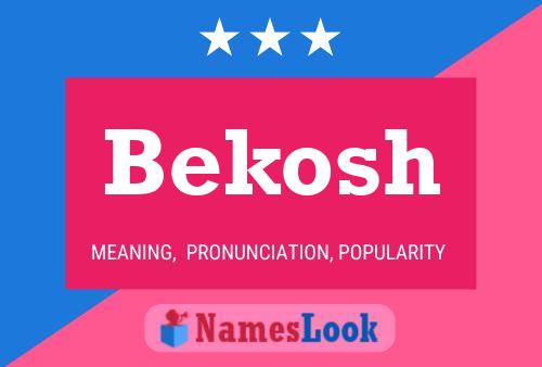 ملصق اسم Bekosh