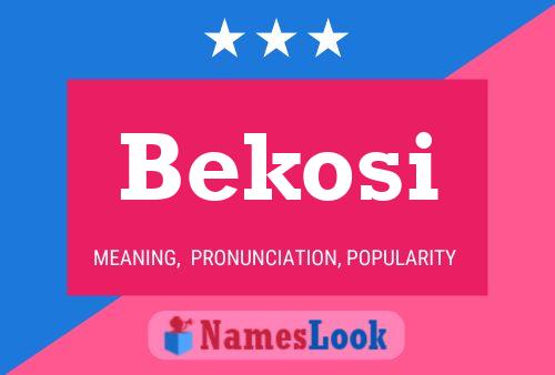 ملصق اسم Bekosi