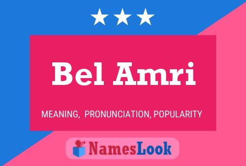 ملصق اسم Bel Amri