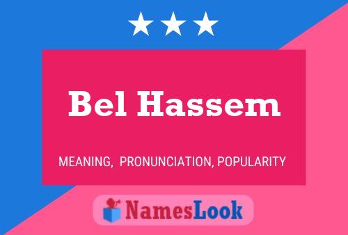 ملصق اسم Bel Hassem