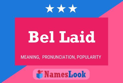 ملصق اسم Bel Laid