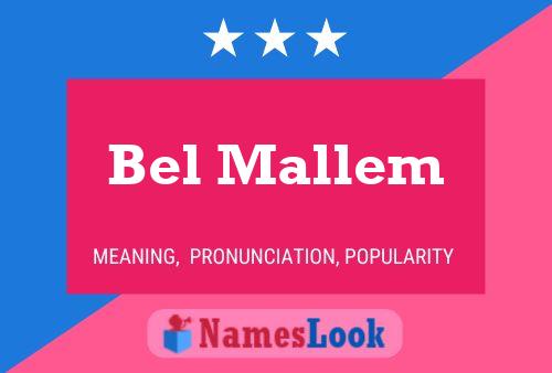 ملصق اسم Bel Mallem