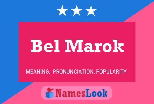 ملصق اسم Bel Marok