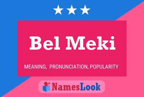 ملصق اسم Bel Meki