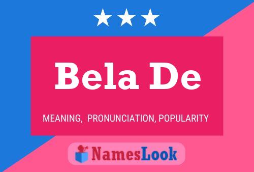 ملصق اسم Bela De