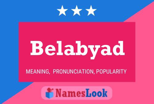 ملصق اسم Belabyad