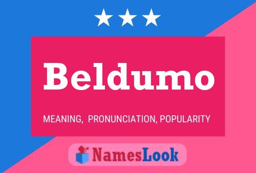 ملصق اسم Beldumo