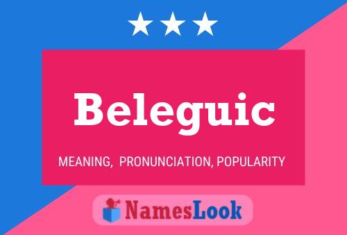 ملصق اسم Beleguic