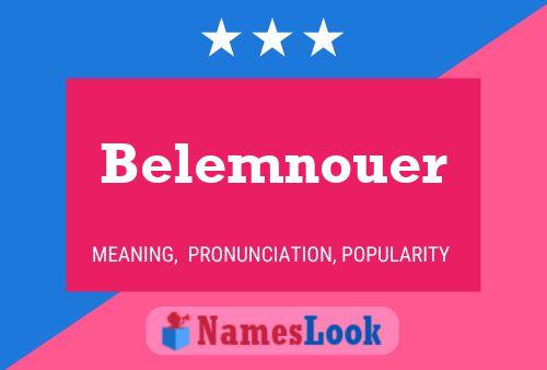 ملصق اسم Belemnouer