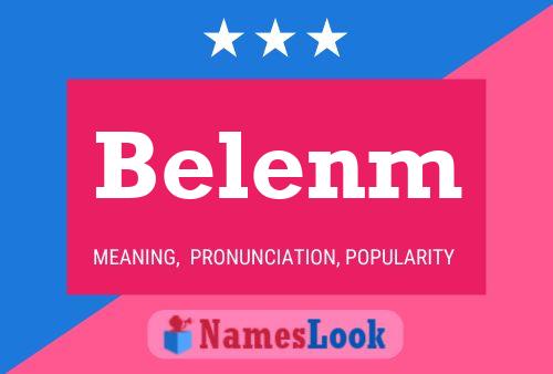 ملصق اسم Belenm