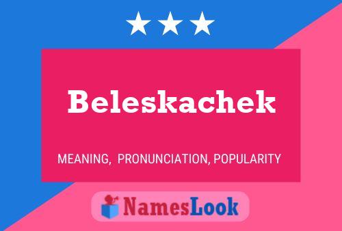 ملصق اسم Beleskachek