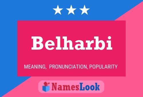 ملصق اسم Belharbi