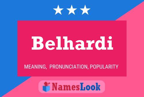 ملصق اسم Belhardi