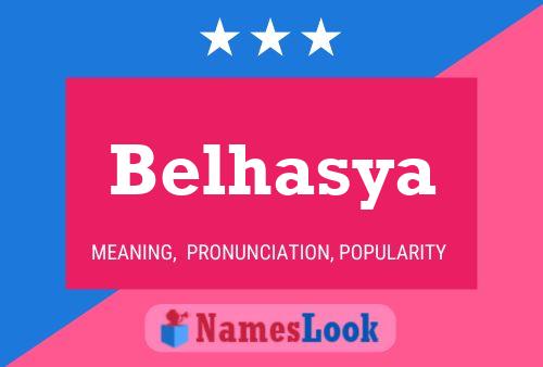 ملصق اسم Belhasya