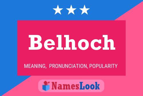 ملصق اسم Belhoch