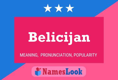 ملصق اسم Belicijan