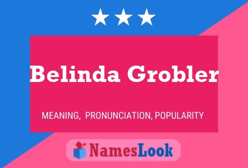 ملصق اسم Belinda Grobler