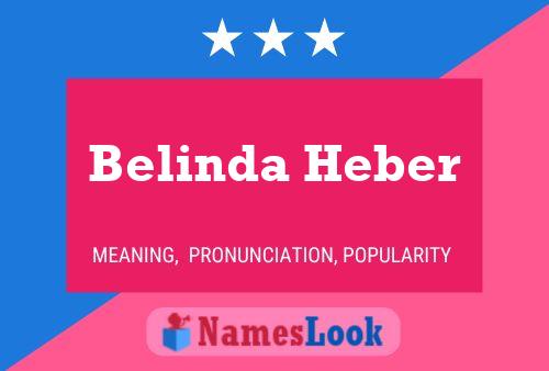 ملصق اسم Belinda Heber