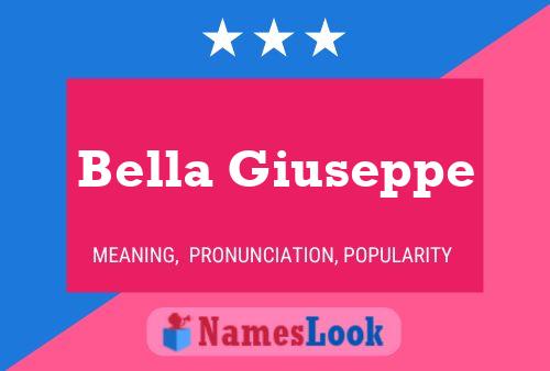 ملصق اسم Bella Giuseppe