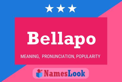 ملصق اسم Bellapo