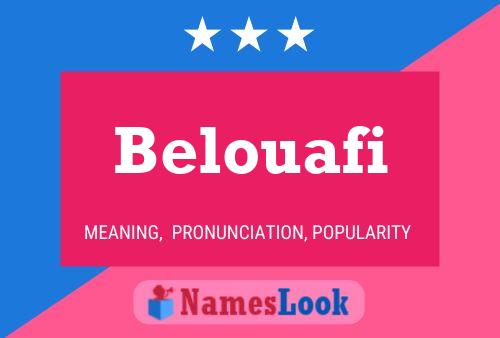 ملصق اسم Belouafi