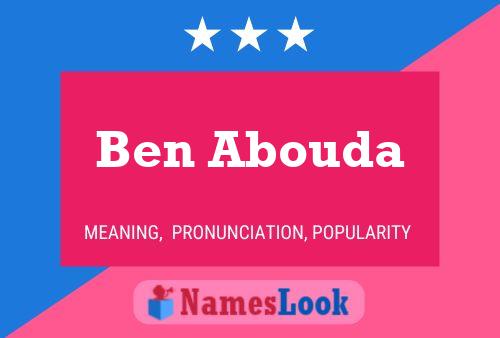 ملصق اسم Ben Abouda