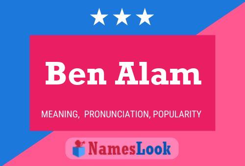 ملصق اسم Ben Alam