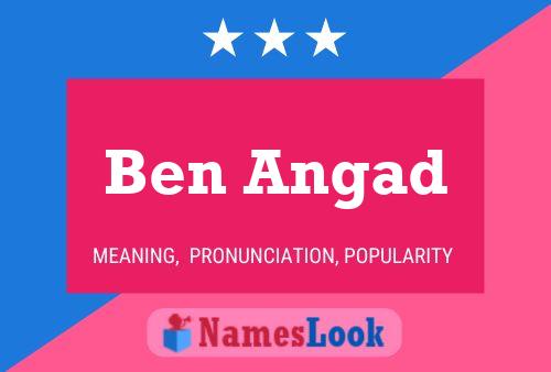 ملصق اسم Ben Angad