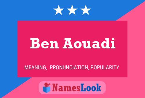 ملصق اسم Ben Aouadi