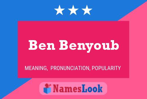 ملصق اسم Ben Benyoub