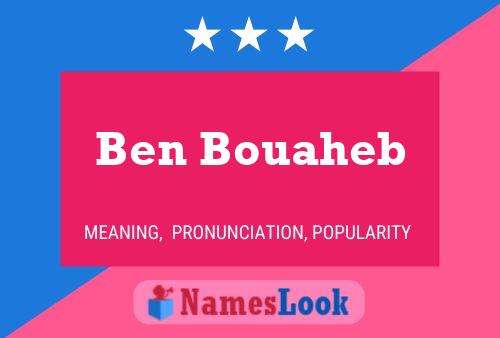 ملصق اسم Ben Bouaheb