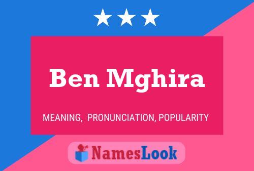 ملصق اسم Ben Mghira