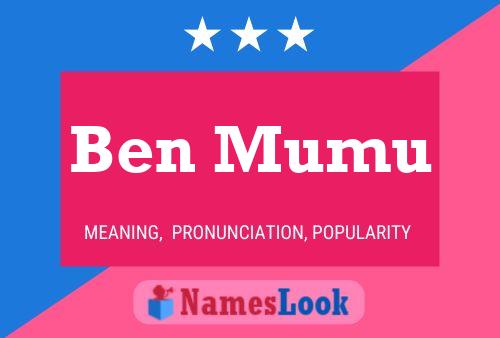 ملصق اسم Ben Mumu