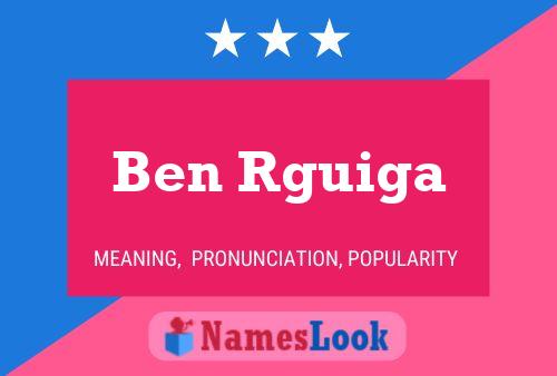 ملصق اسم Ben Rguiga