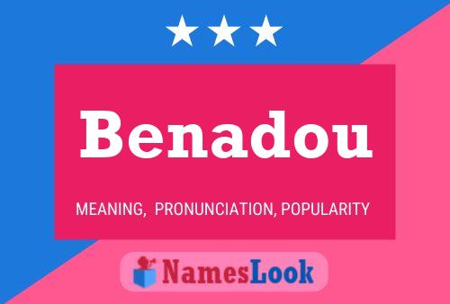 ملصق اسم Benadou