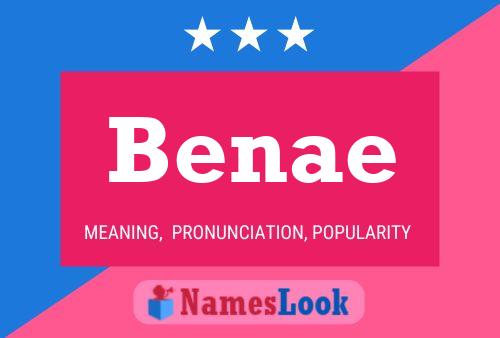 ملصق اسم Benae