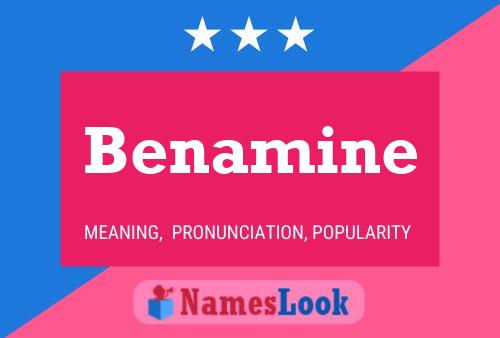 ملصق اسم Benamine