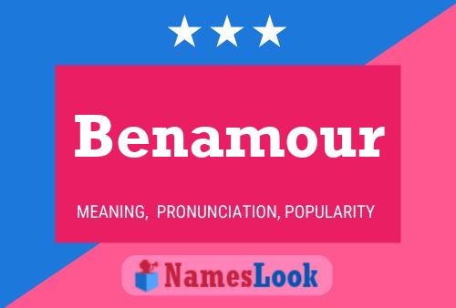 ملصق اسم Benamour