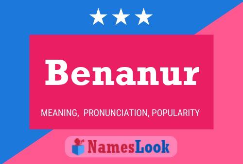 ملصق اسم Benanur