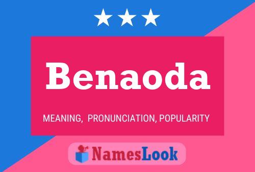 ملصق اسم Benaoda