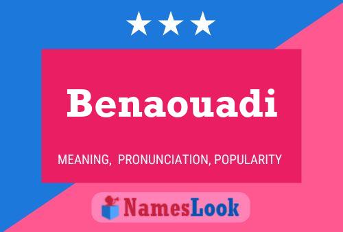 ملصق اسم Benaouadi