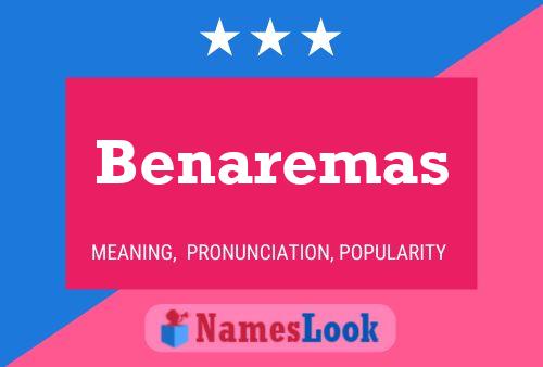 ملصق اسم Benaremas