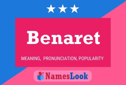 ملصق اسم Benaret