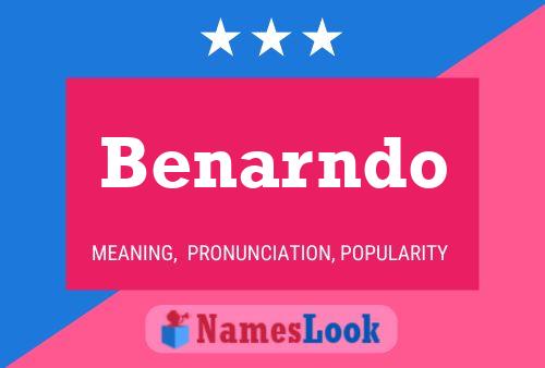 ملصق اسم Benarndo