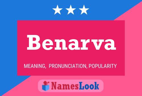 ملصق اسم Benarva