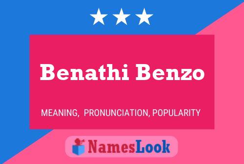 ملصق اسم Benathi Benzo