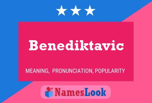 ملصق اسم Benediktavic